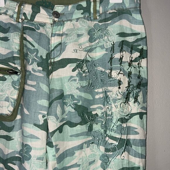 Sugar Lips Lightweight Cargo Pants w/Stud + Tie Details - Picture 6 of 12